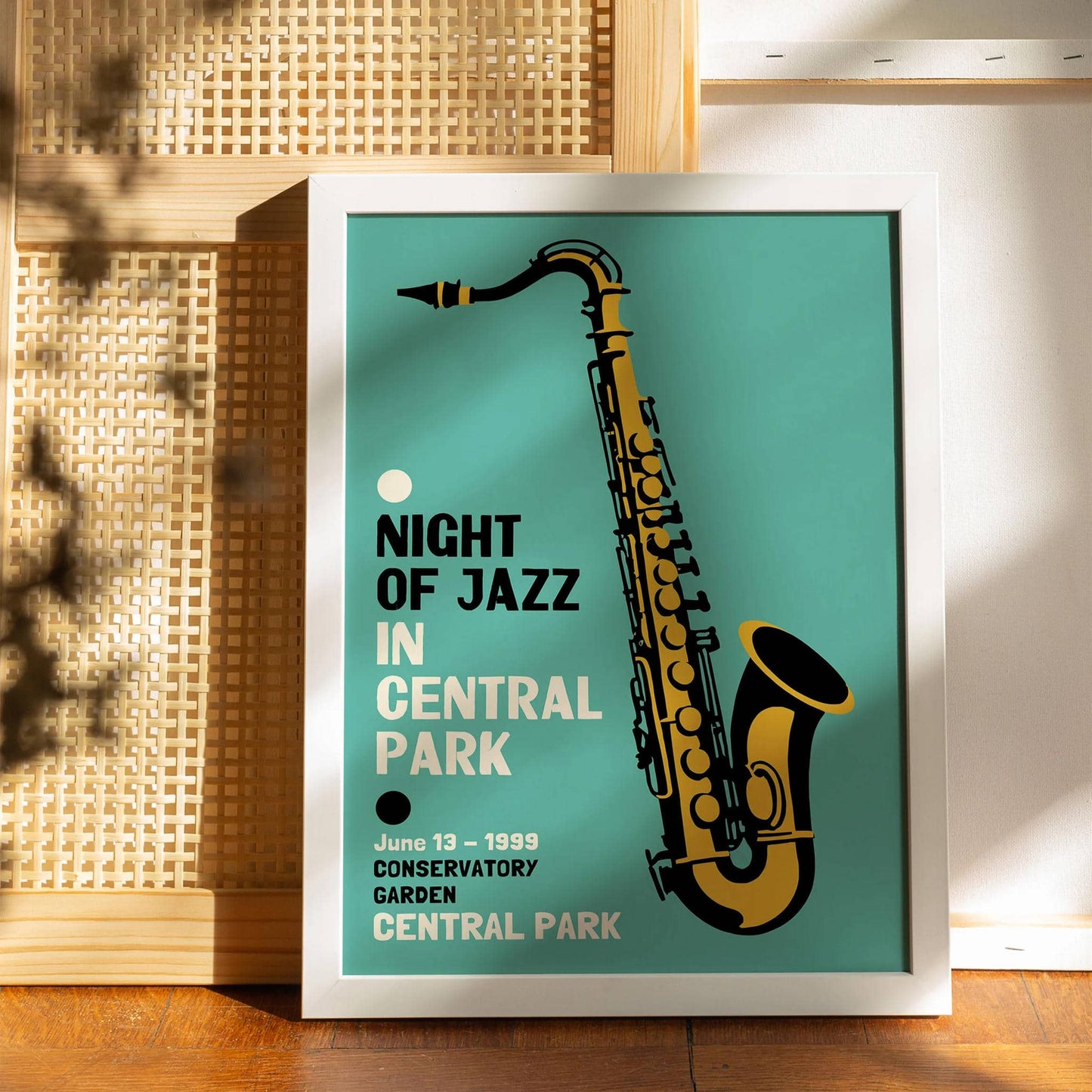 Night of Jazz In Central Park Poster