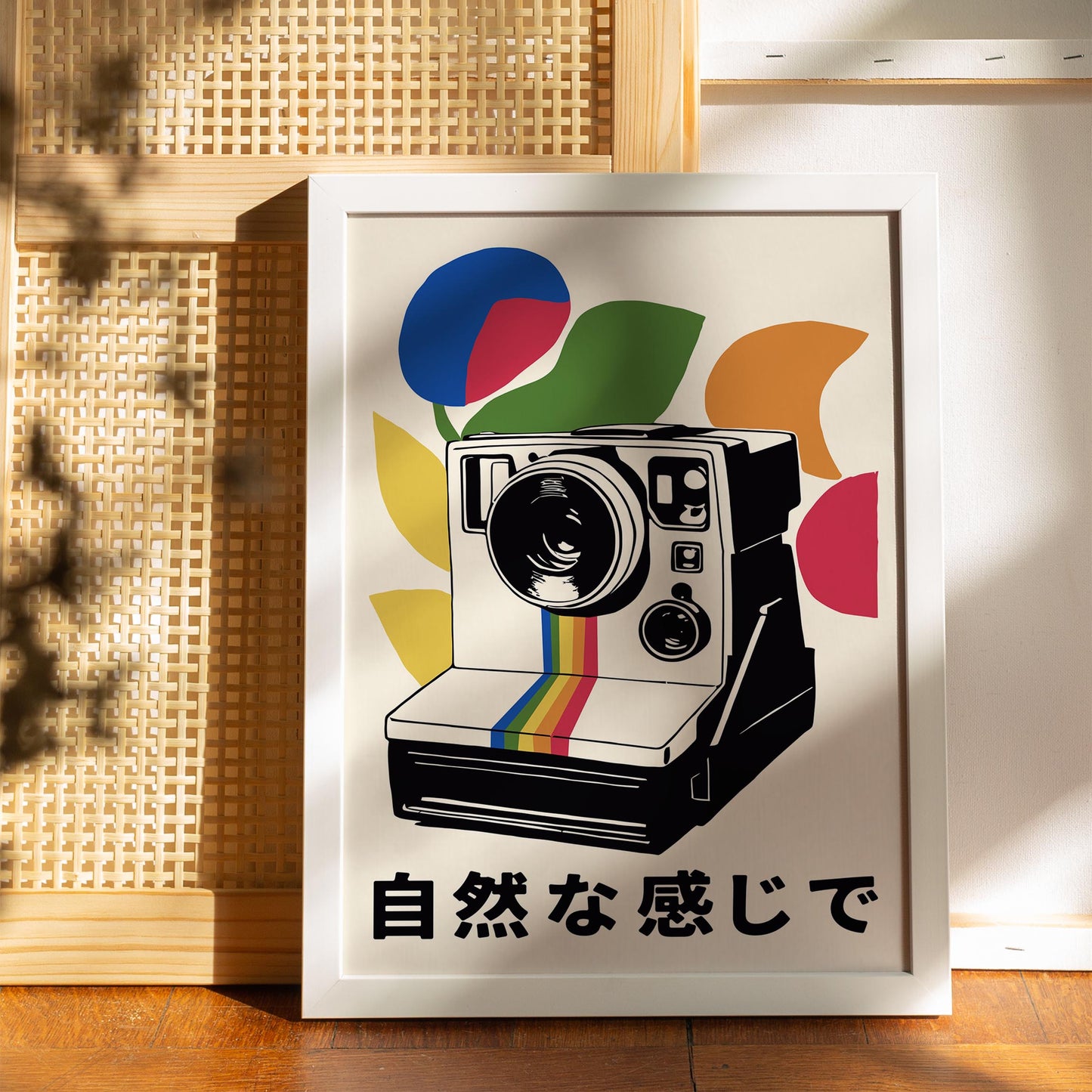 Retro Camera Japanese Art Print Poster