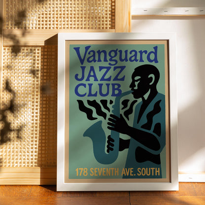 Vintage Jazz Club Wall Art