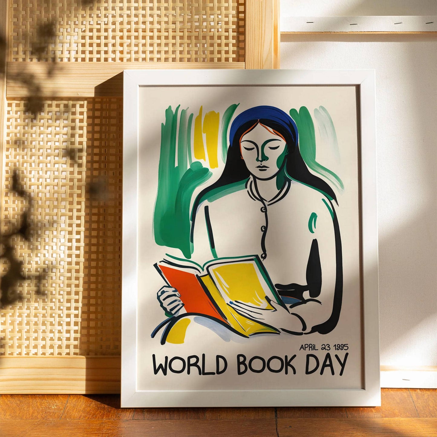 Vintage World Book Day Poster