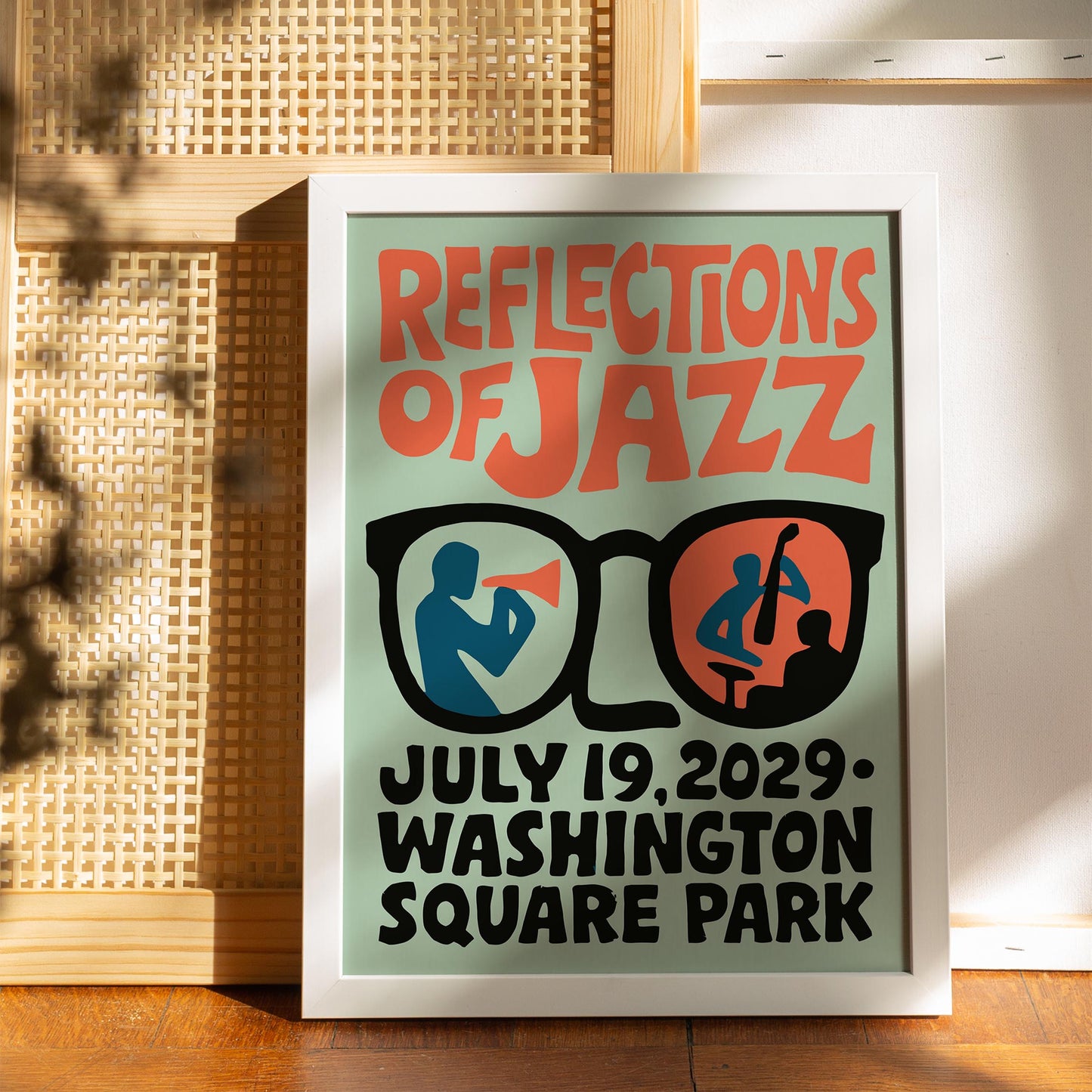 Reflections of Jazz Poster Print