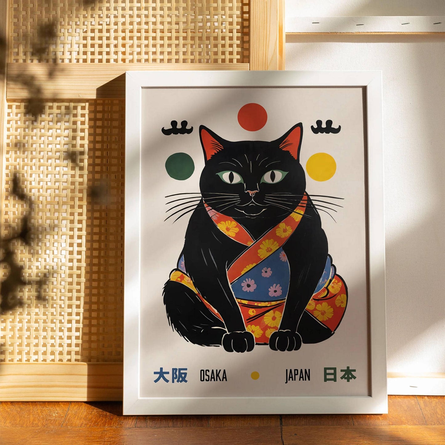 Osaka - Japan - Cute Cat Poster