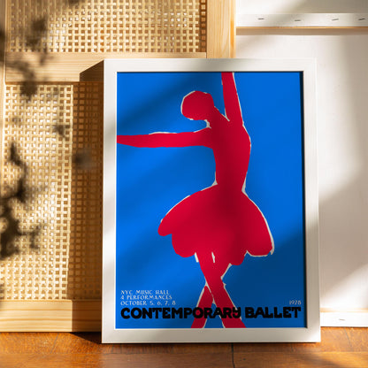 Contemporary Ballet Poster