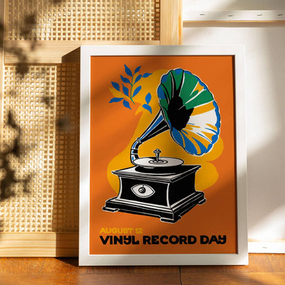 Vinyl Record Day - Gramophone Art Print