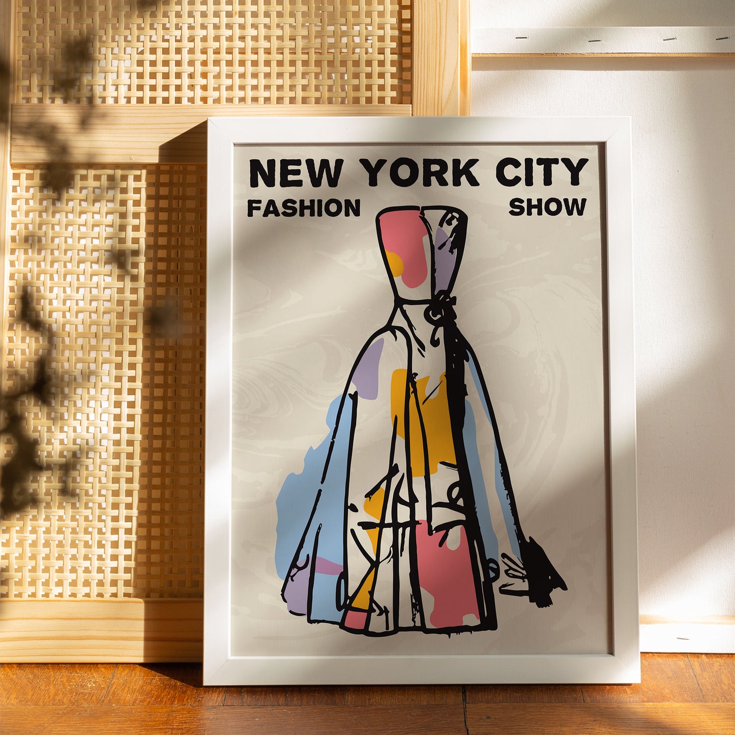 NYC Fashion Dress Poster