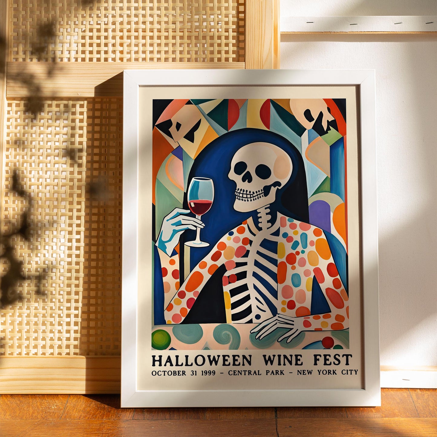 Halloween Wine Fest Poster Print