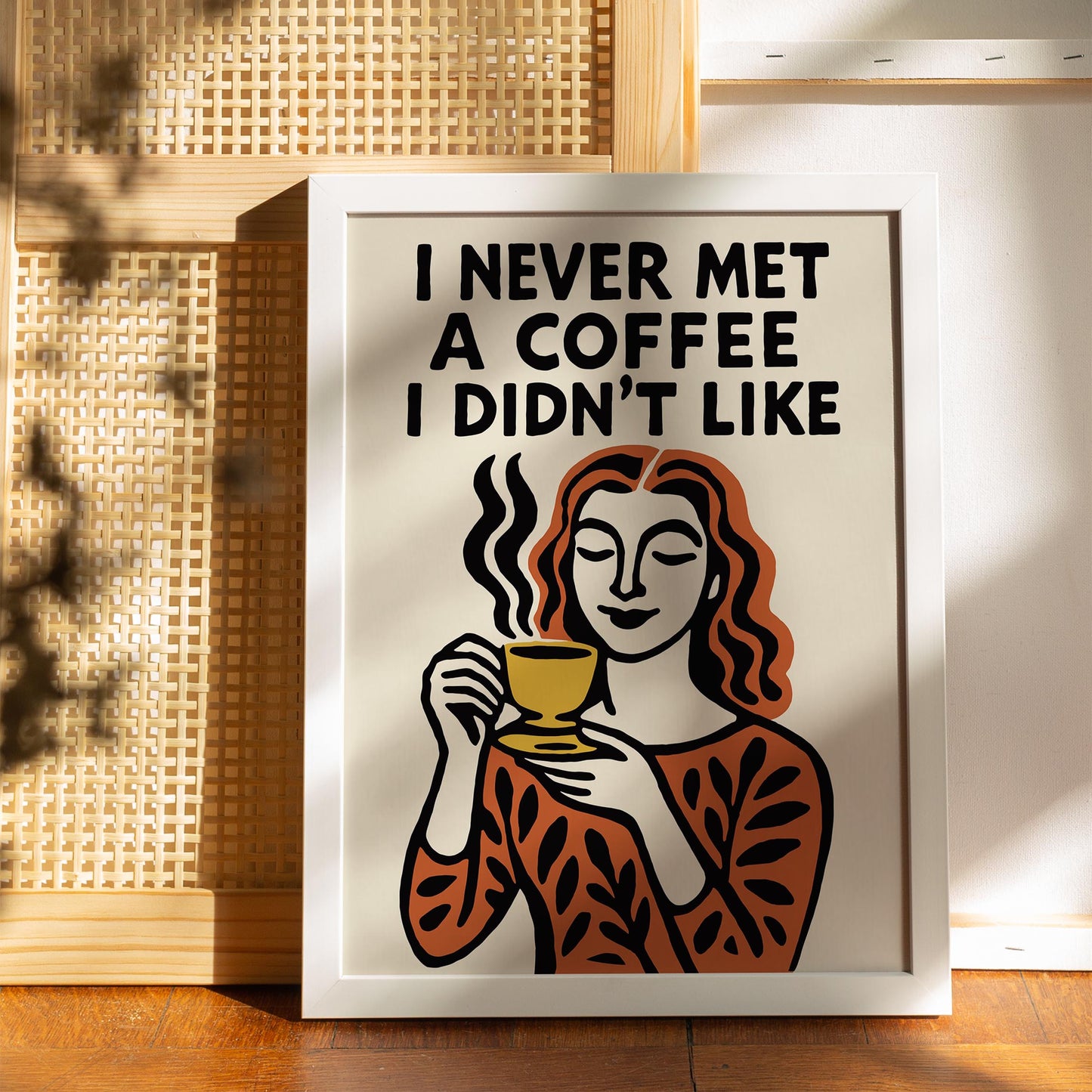 Coffee Lover Quote Wall Art