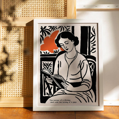 Retro Literary Quote Poster