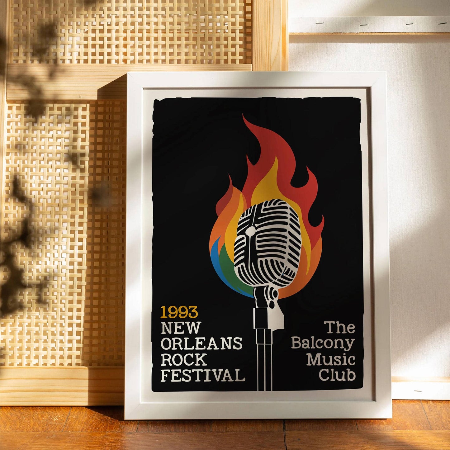 New Orleans Rock Festival 1993 Poster