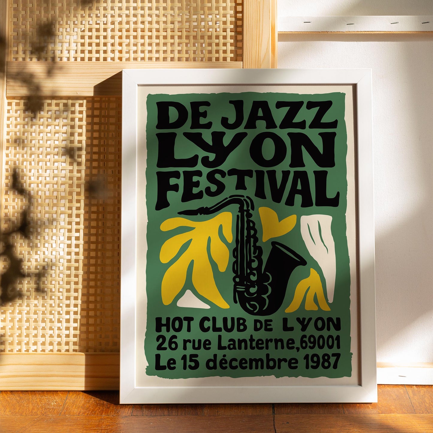 Lyon Jazz Festival Poster Print