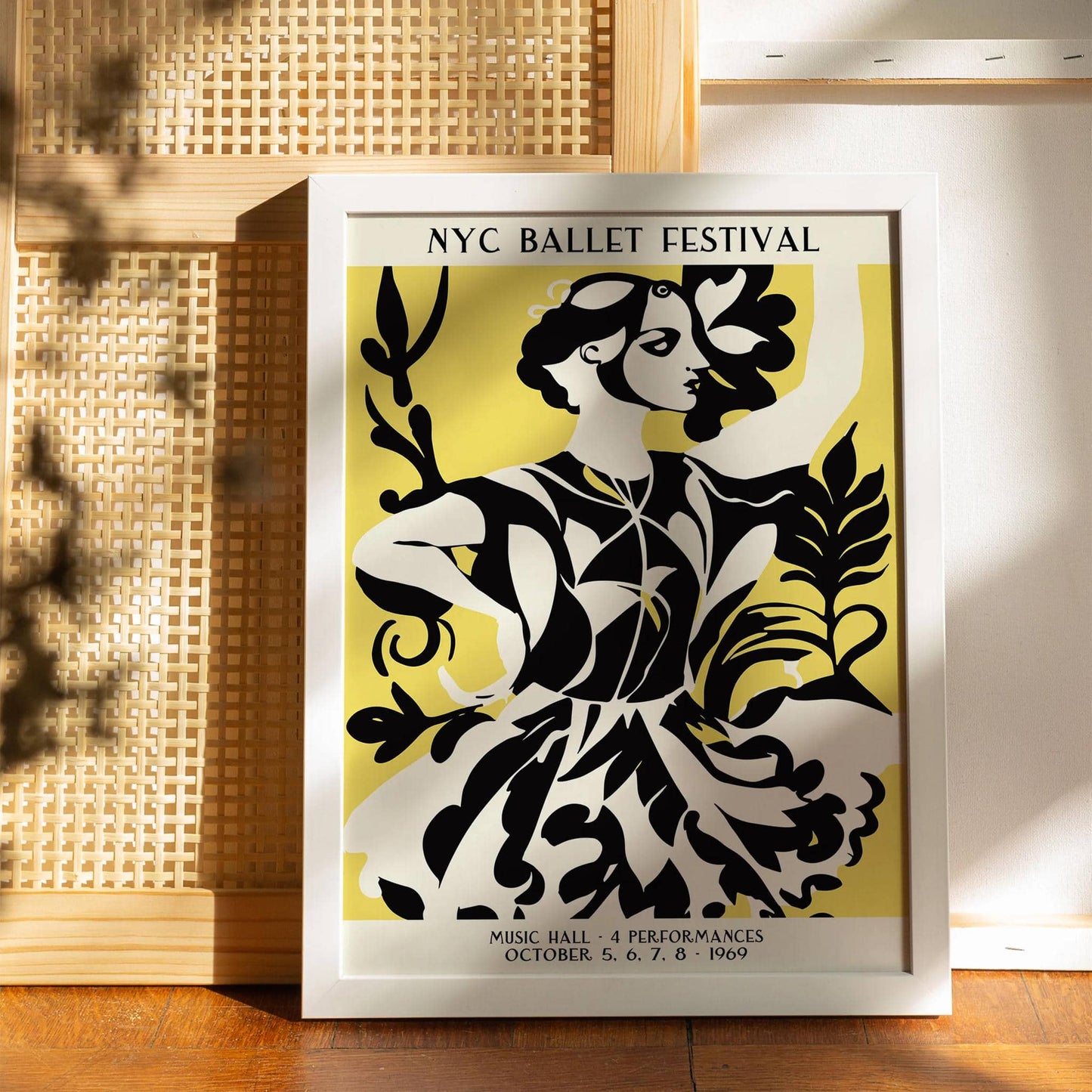 NYC Ballet Festival 1969 Vintage Poster