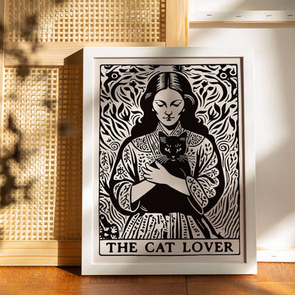 Cat Lover Art Print