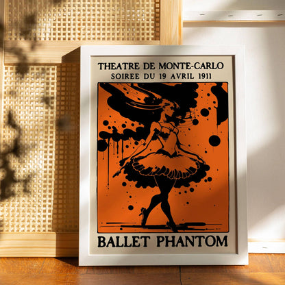 Ballet Phantom Vintage Poster Print