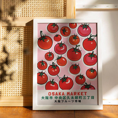 Osaka Market Japanese Poster