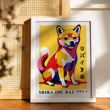 Shiba Inu Day Cute Poster