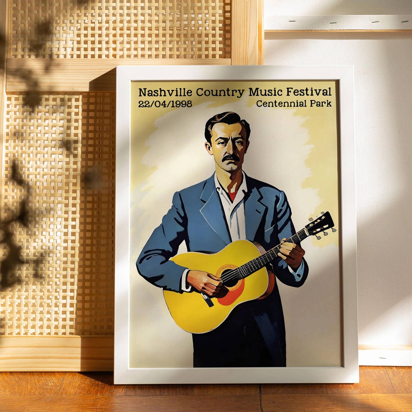 Vintage Nashville Country Music Festival Poster