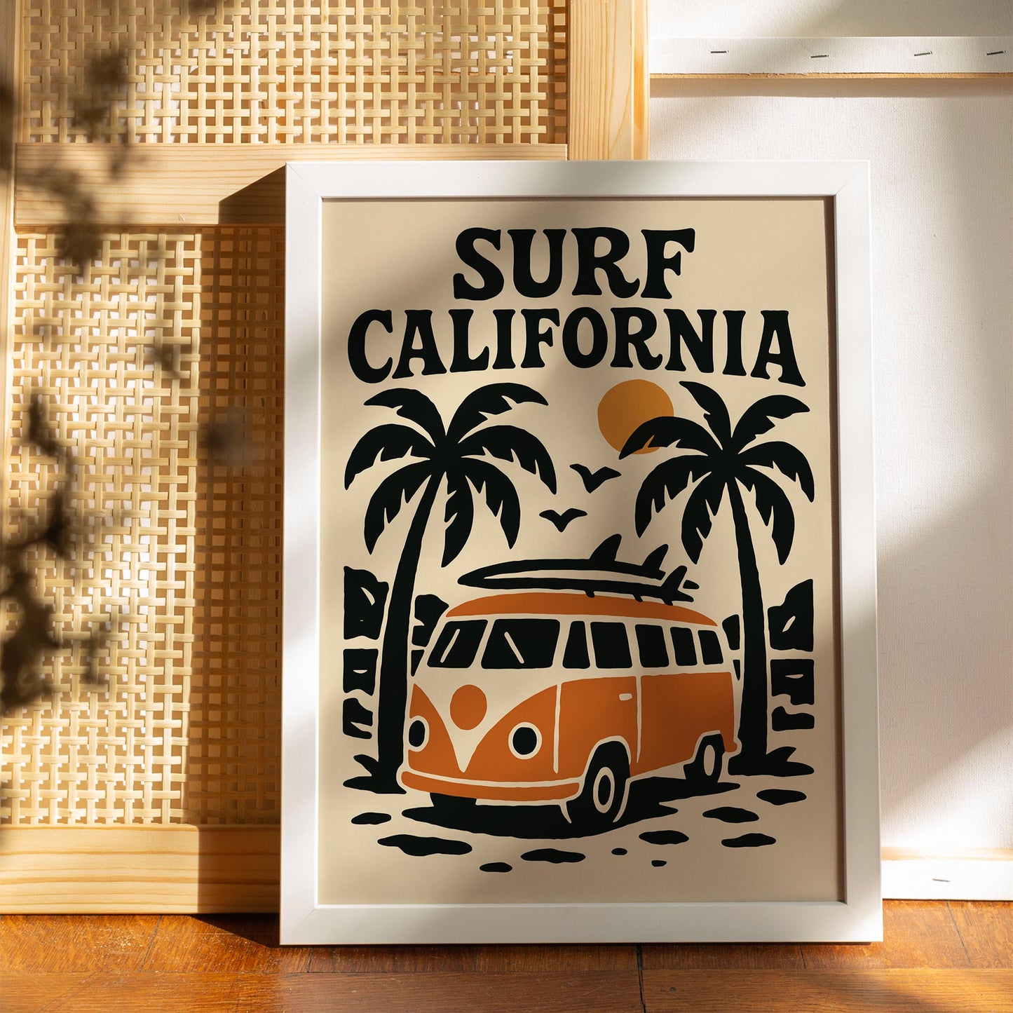 Surf California Poster