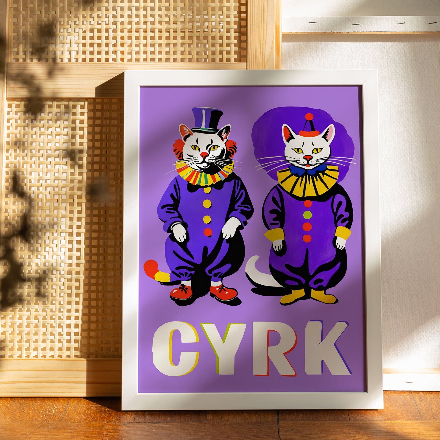 CYRK Polish Circus Cats Poster