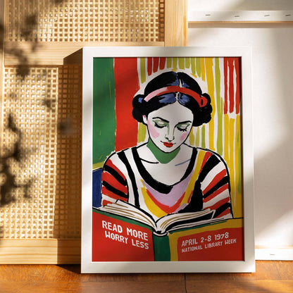 Read More Worry Less Poster Print