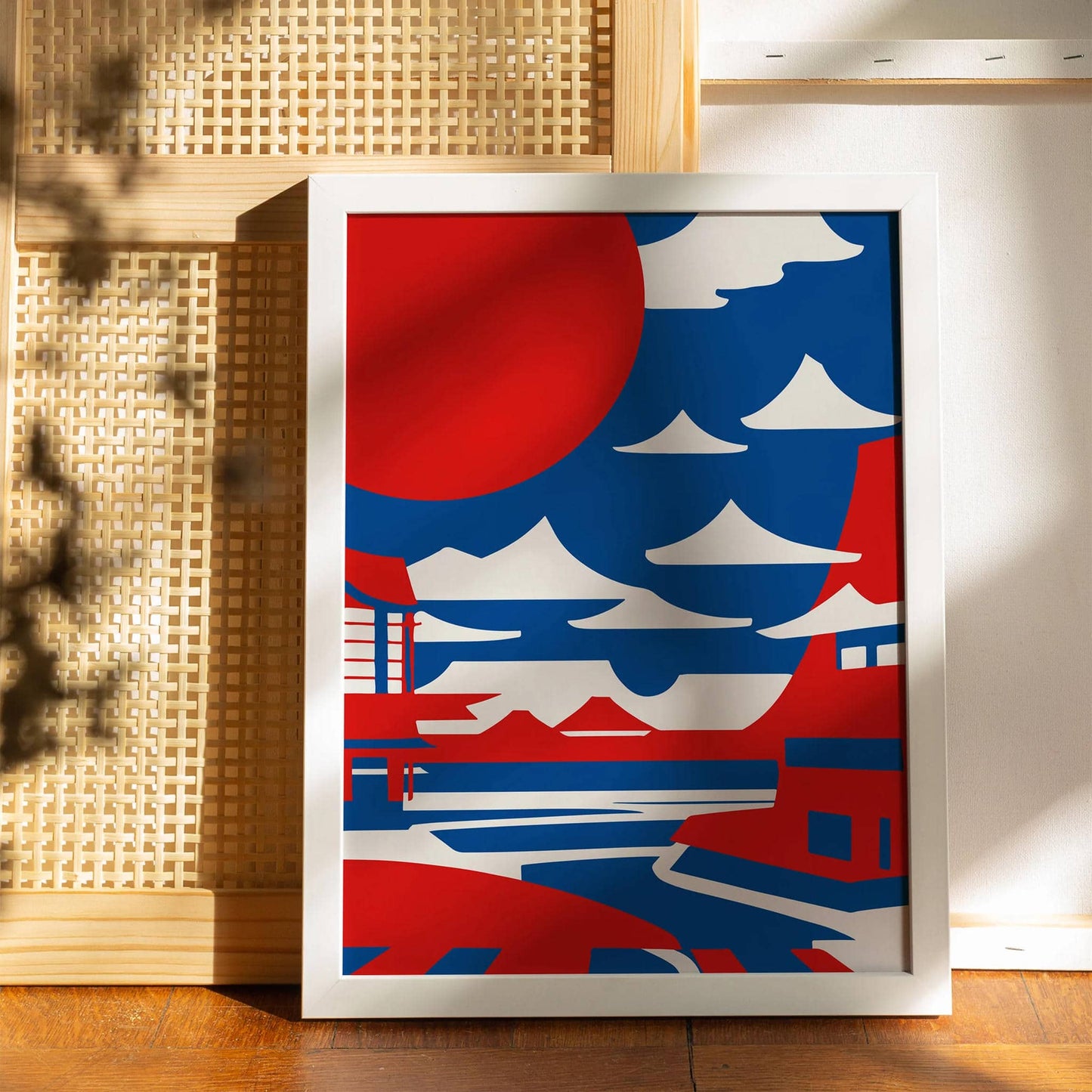 Geometric Japan Landscape Poster - HypeSheriff