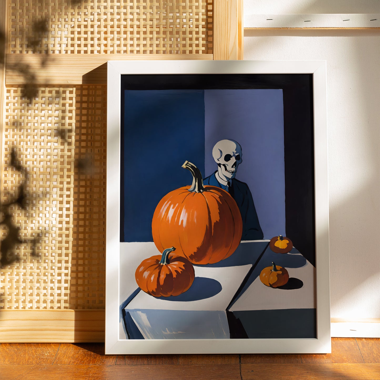 Halloween Spooky Still Life Poster