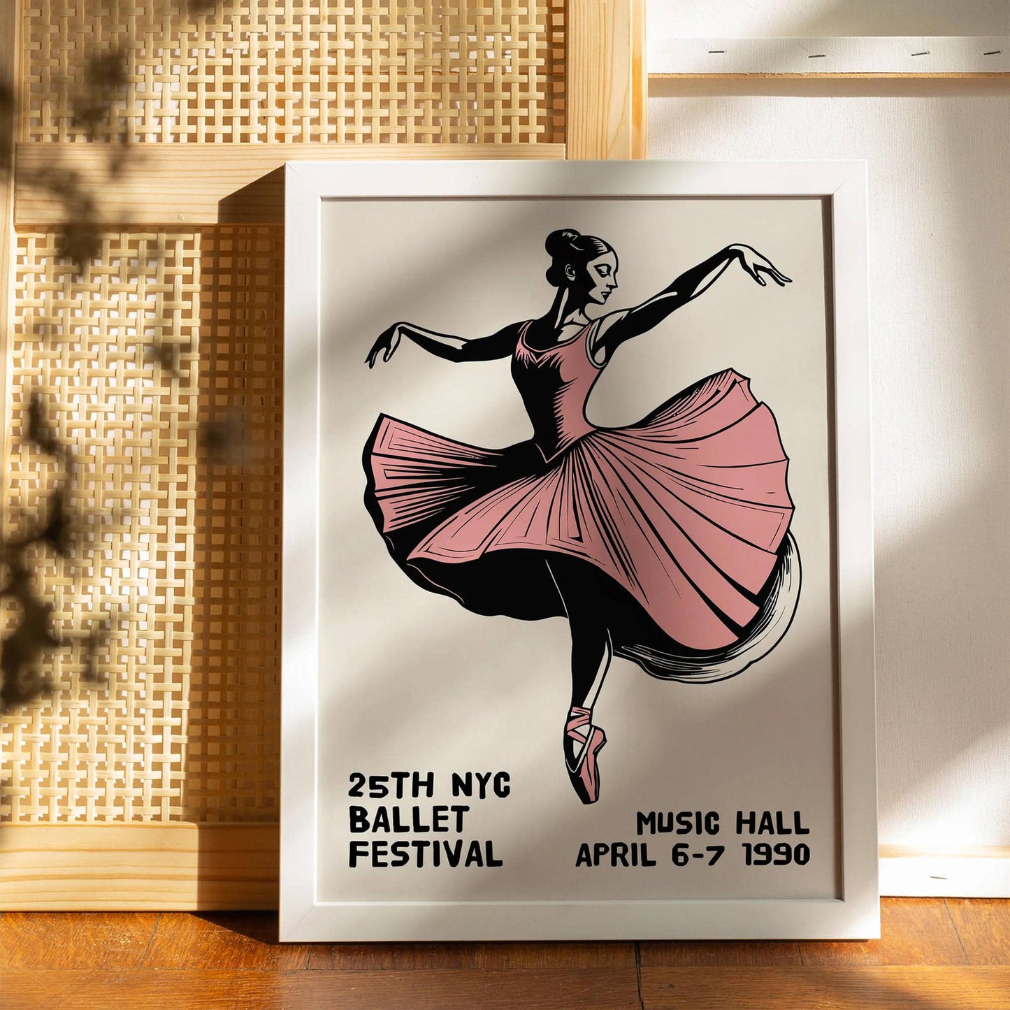 NYC Ballet Festival 1990 Poster Print