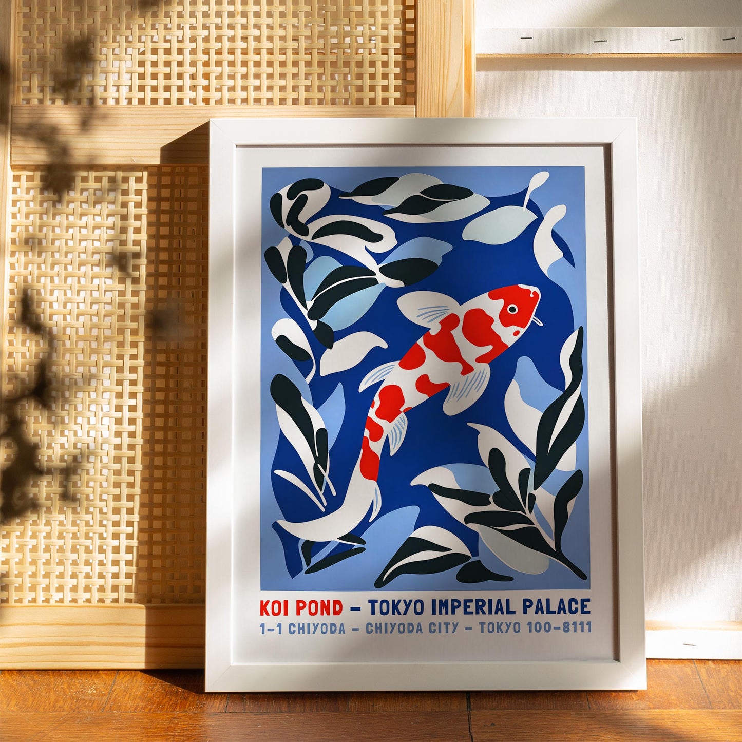 Koi Pond Poster Print