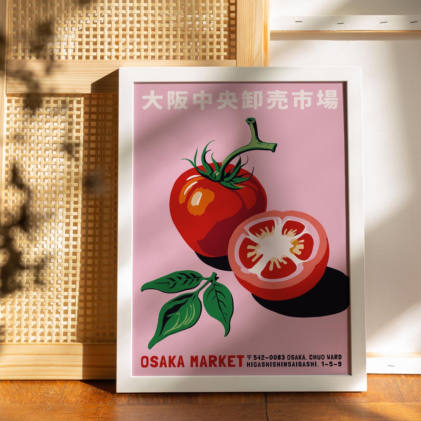 Osaka Market Tomato Poster