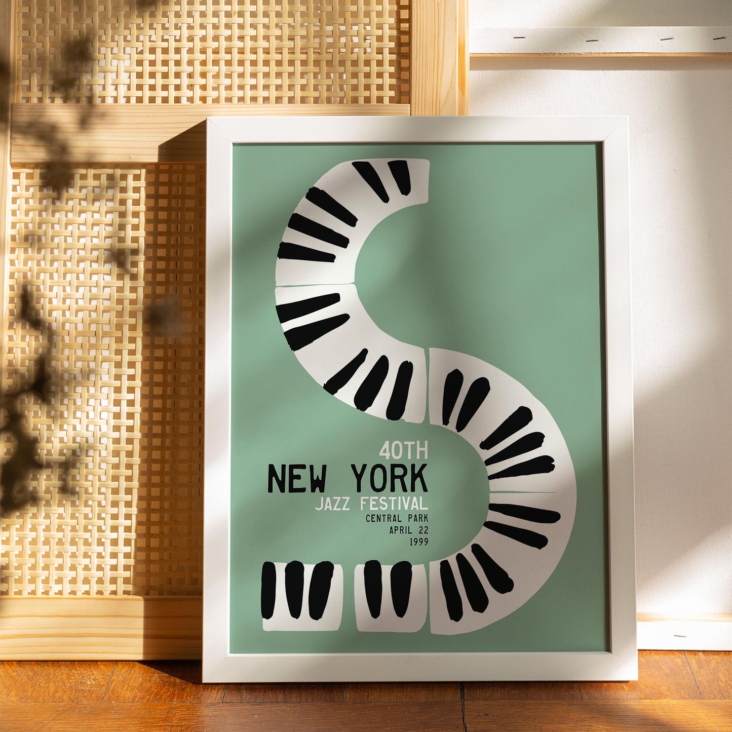 New York Jazz Festival Piano Art Print