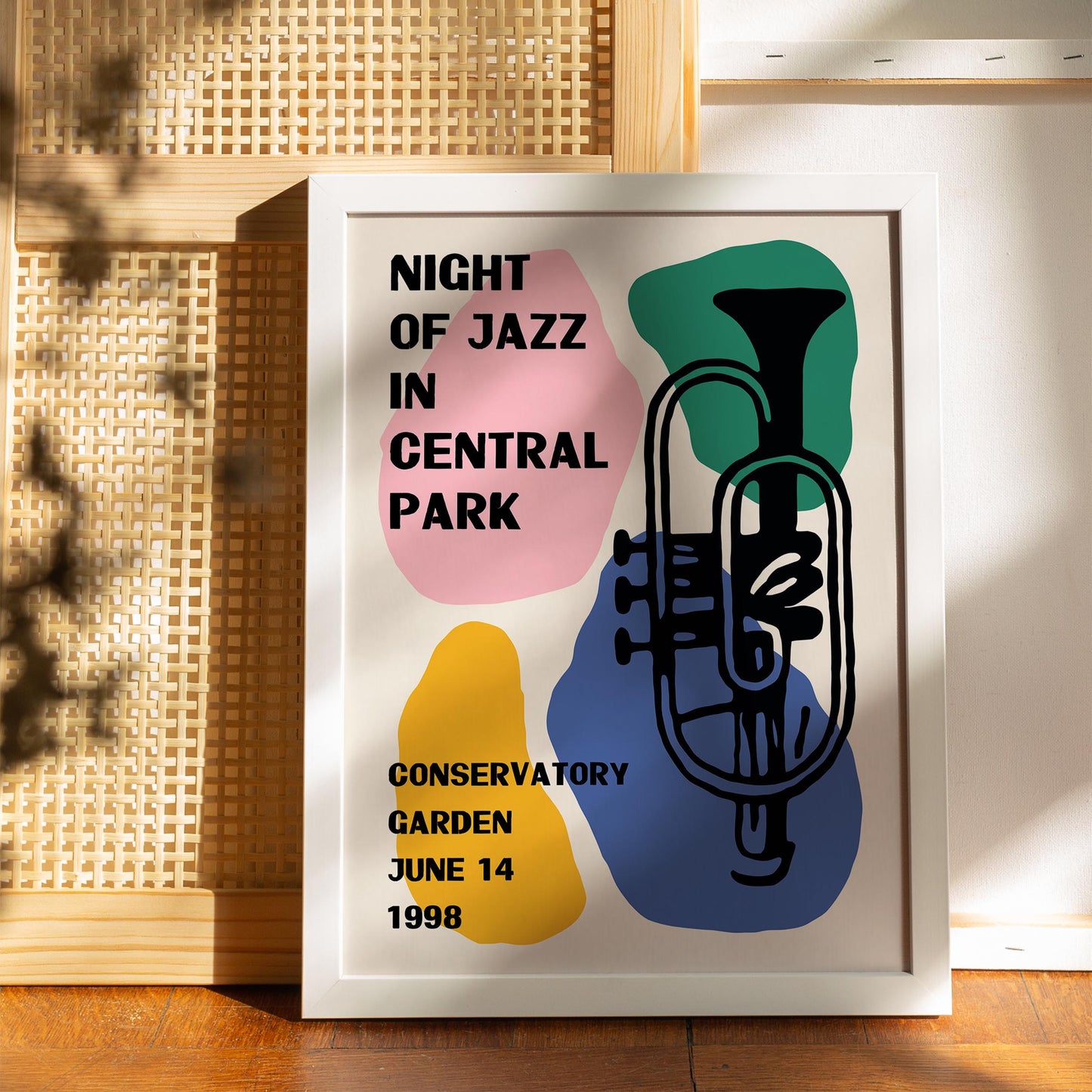 Central Park Jazz Night Poster