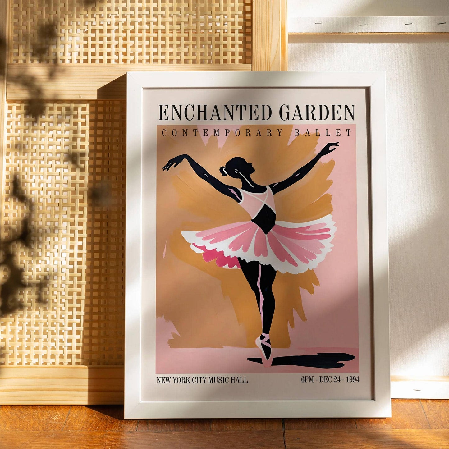 Enchanted Garden Ballet Vintage Poster