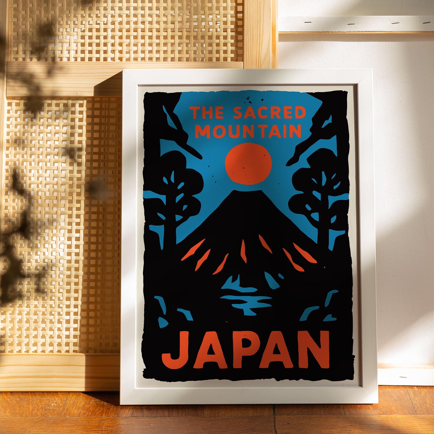 Sacred Mountain Japan Poster