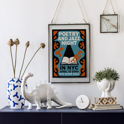 Poetry Jazz Event Poster