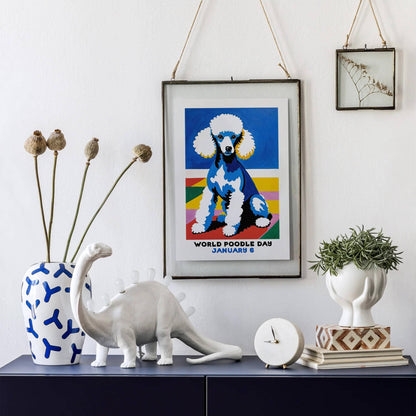 World Poodle Day Cute Wall Art