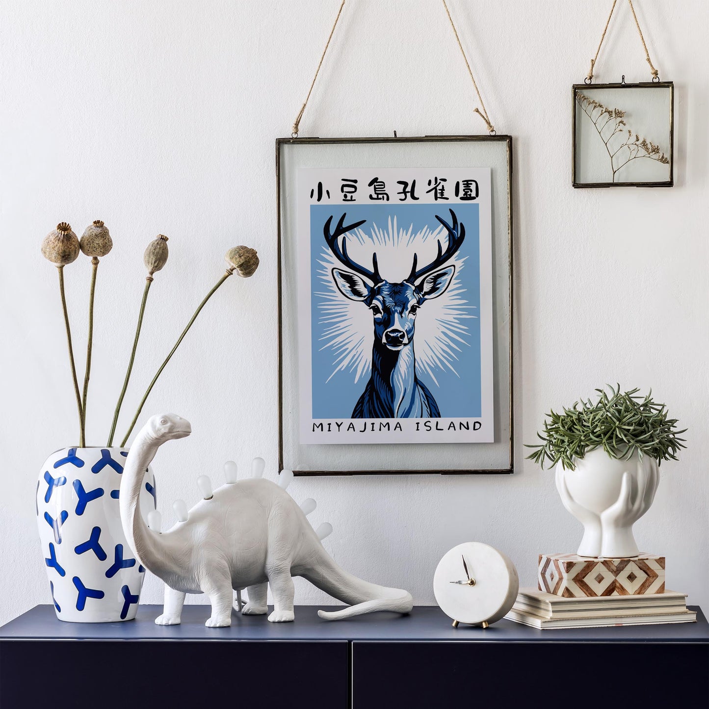 Miyajima Island Stag Poster