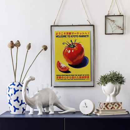 Kyoto Market Fresh Tomato Poster Print