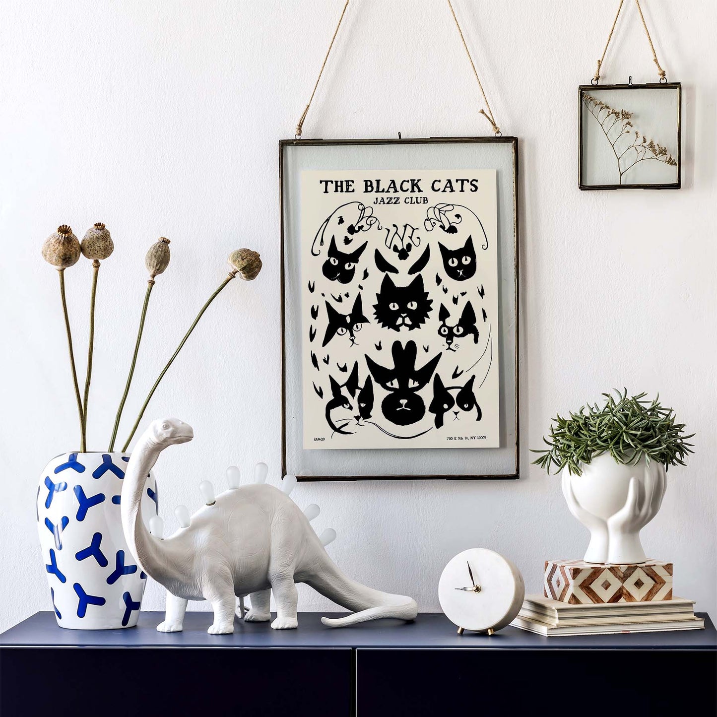 The Black Cats Jazz Club Poster