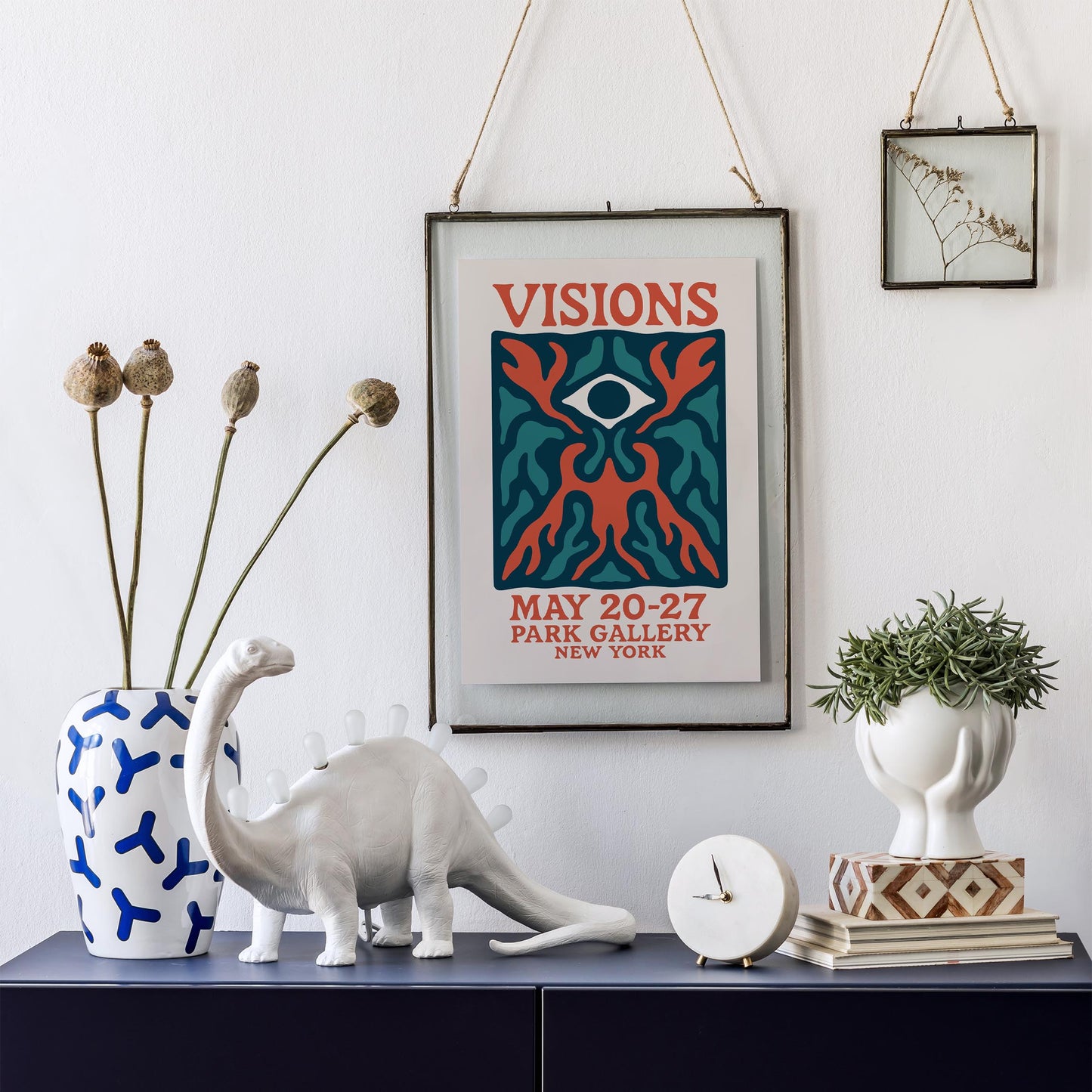 Visions Psychedelic Eye Poster