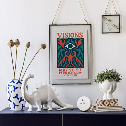 Visions Psychedelic Eye Poster