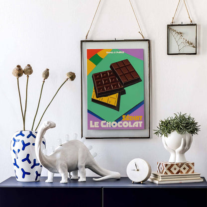 Le Chocolat Paris Poster Print