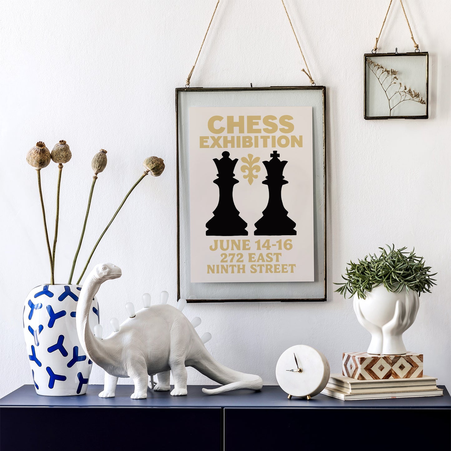 Chess Masters Exhibition Poster