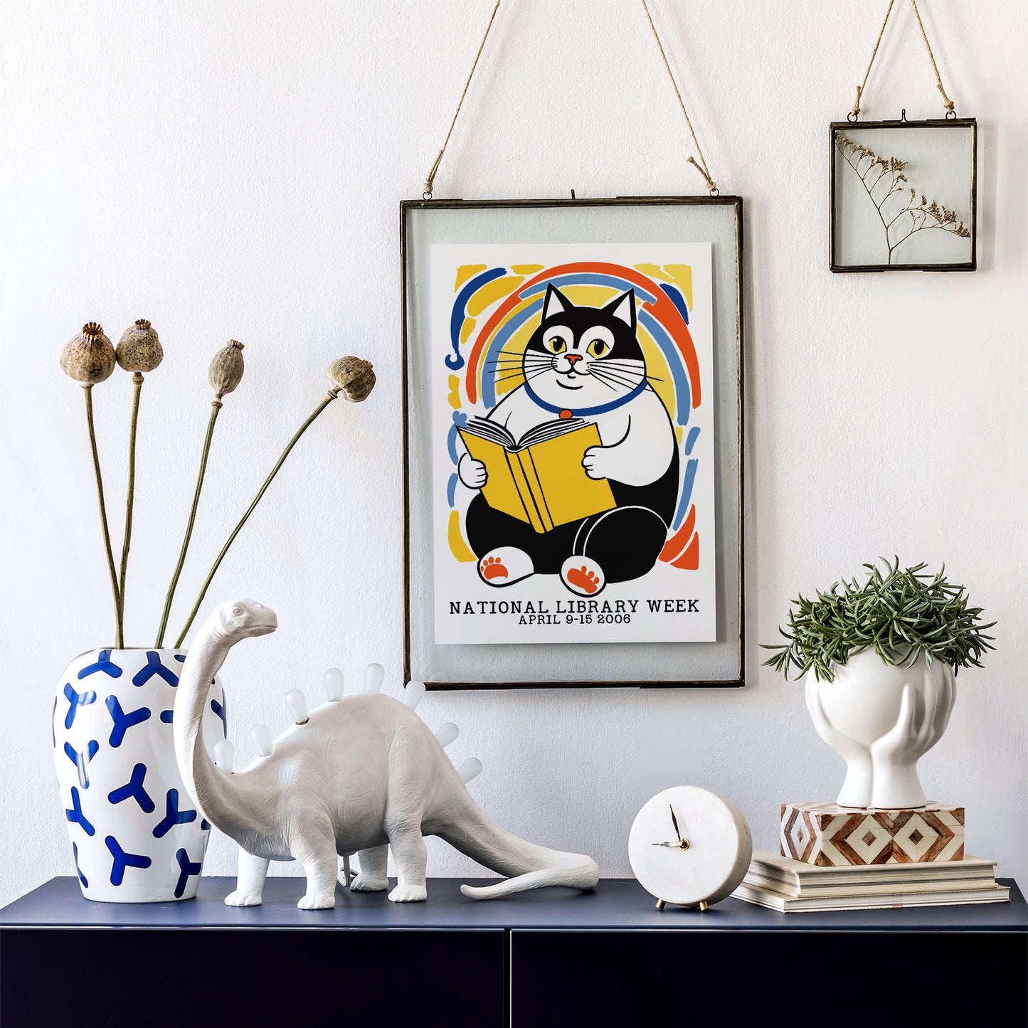 National Library Week Cat 2006 Poster