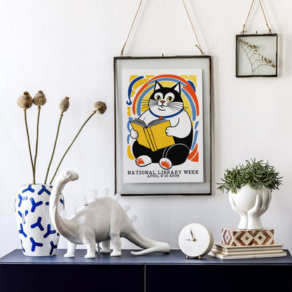 National Library Week Cat 2006 Poster