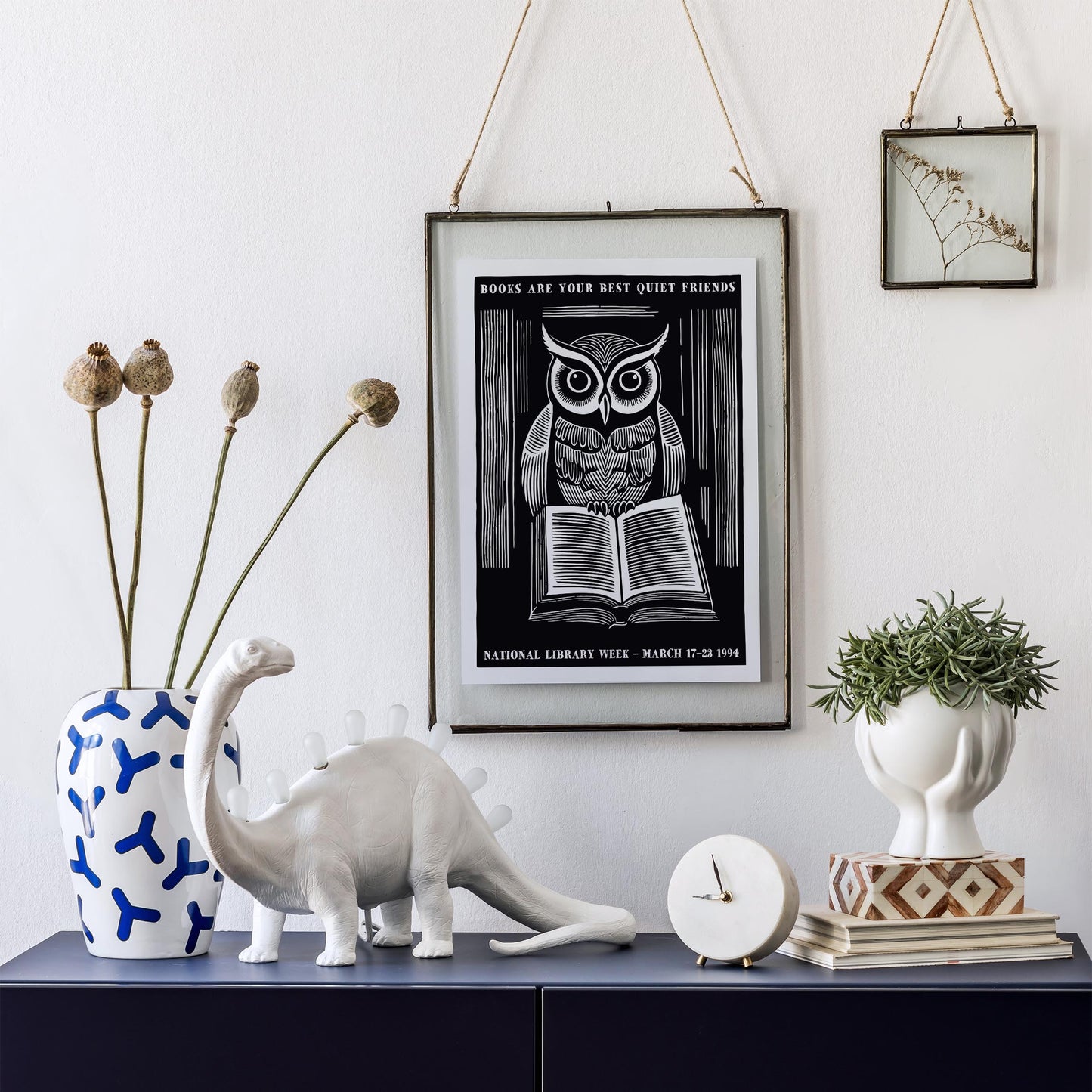 National Library Week Owl Poster