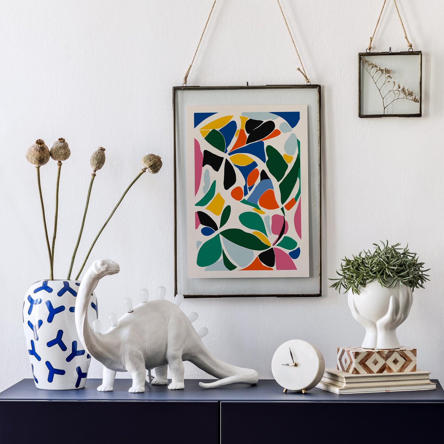 Colorful Cut Outs Abstract Wall Art