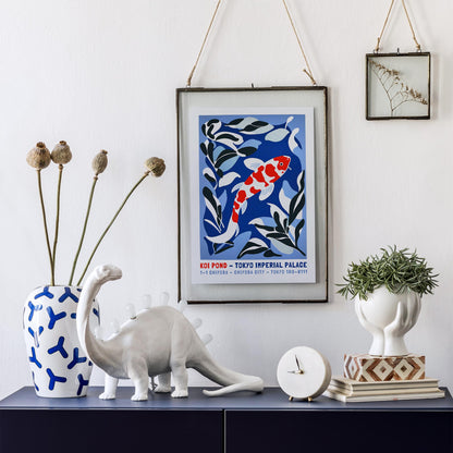 Koi Pond Poster Print