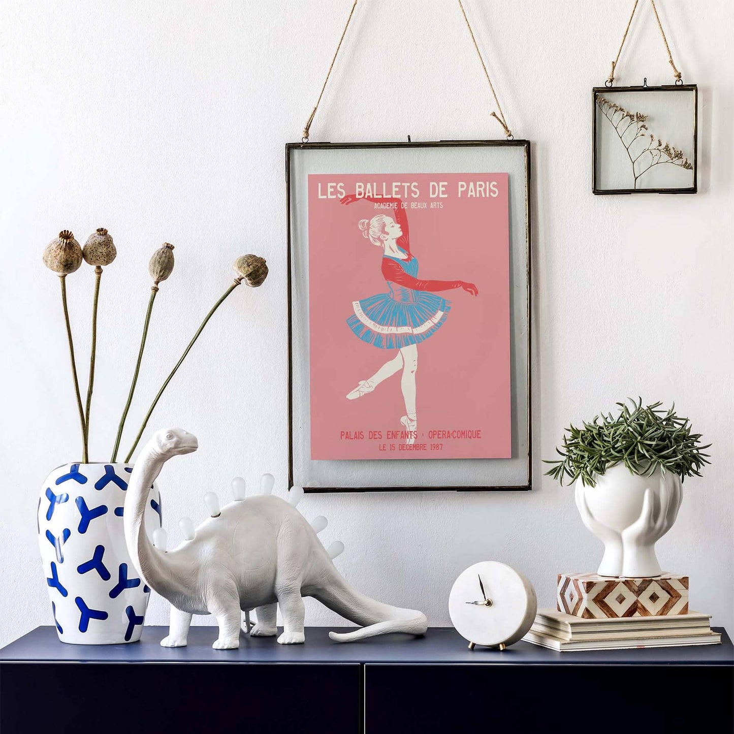 Vintage Ballet Performance Poster