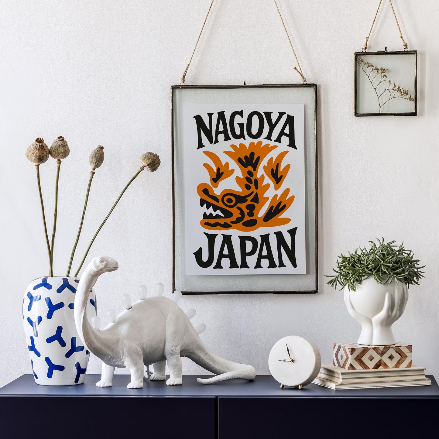 Nagoya Japan Vintage Travel Poster