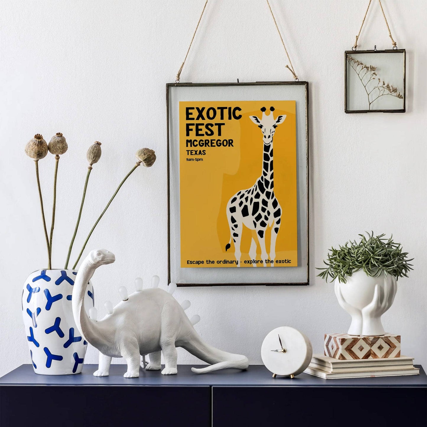 Exotic Fest Vintage Safari Poster