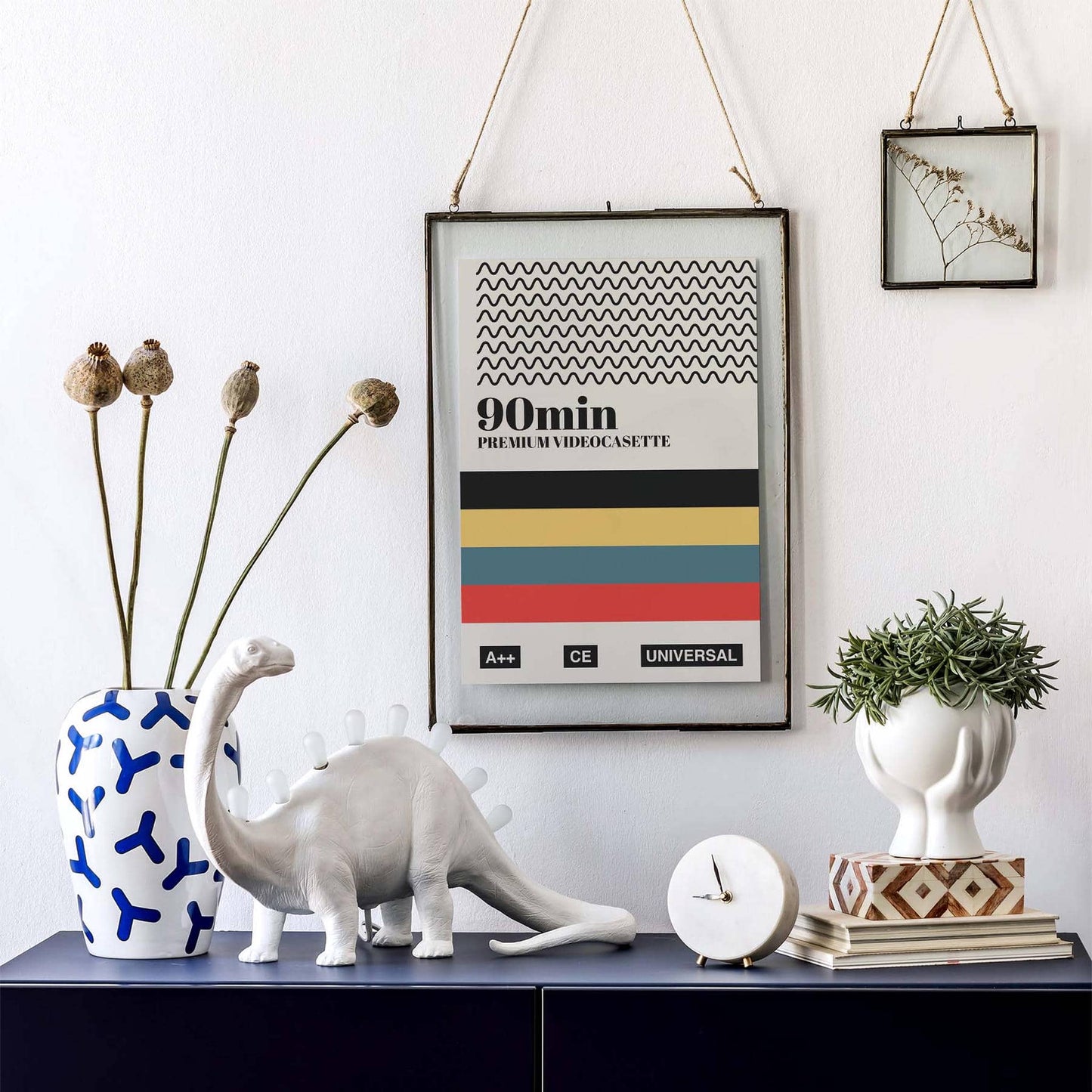 Retro Videocassette Poster Print